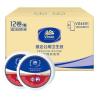 维达 大卷纸3层805克12卷整箱