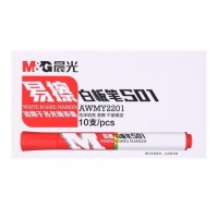 晨光（M&G）AWMY2201 易擦白板笔S01红色 10支/盒