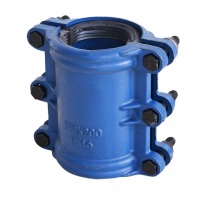 铸铁哈夫节抱箍DN50 管道抢修堵漏器卡子应急快速补漏器 DN50*150