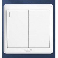 德力西(DELIXI)开关插座面板 CD815系列 双开二开双控开关 QSE862K2