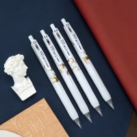 ZEBRA斑马按动中性笔JJ15限定版锦鲤祥瑞白杆仙鹤1支