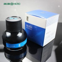 英雄（HERO）70ml装墨水非碳素 钢笔墨汁23A系列墨水【233A 纯蓝墨水】