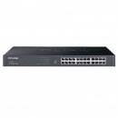 TP-LINK 云交换TL-SG2024 24口全千兆Web网管 云管理交换机 企业级交换器 监控网络网线分线器 分流器
