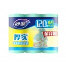 妙洁 厚实垃圾袋 手提式  三卷一包