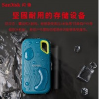 闪迪（SanDisk）2TB Nvme 移动固态硬盘（PSSD）E61至尊极速卓越版松柏青