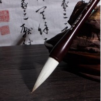 善琏湖笔 斗笔特大号福字毛笔狼毫兼毫羊毫春联大字笔提笔书法练字 兼毛提笔大号(出锋7cm)