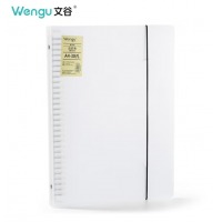 文谷(Wengu)a4活页夹文件夹活页本笔记本子 透明30孔活页纸资料夹A4-30H