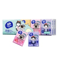 维达（Vinda）手帕小包便携餐巾纸随身装抽纸巾3层倍韧 8张10包 单条装