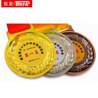 信发（TRNFA）DZ-03 定制奖牌 通用纯金属 （金、银、铜三色）奖牌 单个装