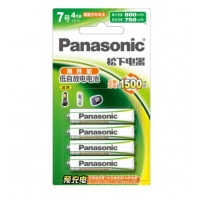 松下（Panasonic）7号七号充电电池4节三洋爱乐普技术适用于话筒相机玩具4MRC/4