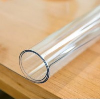 创新 桌垫PVC软玻璃水晶板茶几餐桌塑料防水桌布 透明70*140*3mm