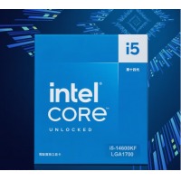 英特尔(Intel) i5-14600KF 酷睿14代 处理器 14核20线程 睿频至高可达5.3Ghz 24M三级缓存 台式机盒装CPU