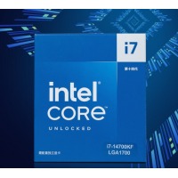 英特尔(Intel) i7-14700KF 酷睿14代 处理器 20核28线程 睿频至高可达5.6Ghz 33M三级缓存 台式机盒装CPU