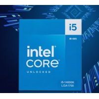 英特尔(Intel) i5-14600K 酷睿14代 处理器 14核20线程 睿频至高可达5.3Ghz 24M三级缓存 台式机盒装CPU