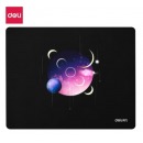 得力(deli)办公游戏鼠标垫 时尚印花 黑色83001