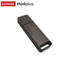 联想 U盘 thinkplus 128GB USB3.1高速传输 移动闪存金属商务便携 TU100 灰色