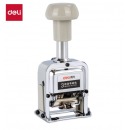 得力(deli)3位财务办公自动号码机/打码机 盖印清晰 财务用品 办公用品 77333