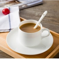创新 陶瓷咖啡杯碟 套装 一杯一碟一勺