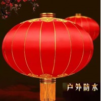 创新 春节大红灯笼新年灯笼台乔迁户外灯笼 铁口灯笼 直径80cm