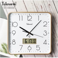 天王星（Telesonic）方形挂钟 （直径33厘米） 13英寸