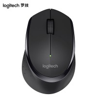 罗技（Logitech）M275无线鼠标 人体工学办公无限鼠标 黑色