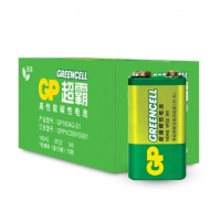 超霸（GP）9V10粒 碳性方块电池九伏适用于万能表/无线麦克风/电子仪表等商超同款电池