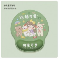护腕鼠标垫 XK-584 超软硅胶 保护手腕 253*230mm 厚度23mm