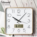 天王星（Telesonic）方形挂钟 （直径33厘米） 13英寸