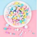 毛球diy绒球材料混色混合