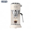 德龙（Delonghi）咖啡机 半自动咖啡机 意式浓缩 泵压式 EC885.CR 奶油色