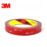 3M 双面胶强力ETC双面胶汽车家用耐高温15MM宽3M长0.8MM厚