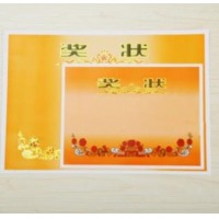 状纸专业加厚奖状纸 花蓝奖状纸空白奖状 52cm*38cm 100张/包