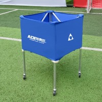奥匹球车足球推车折叠式可移动学校装球置球架框架 AP-495 球车 蓝色 折叠型