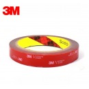 3M 双面胶强力ETC双面胶汽车家用耐高温15MM宽3M长0.8MM厚
