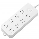 得力（deli）新国标安全插座/插排/插线板/接线板/排插/拖线板延长线 总控 8位3米LU9052(03)