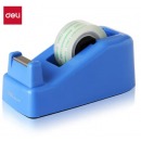 得力(deli)小号胶带座切割器封箱器(胶带宽度 ≤18mm) 蓝灰随机811