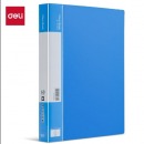 得力(deli)A4/60页侧入式资料册/文件收纳册