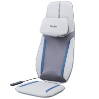 海尔Haier/海尔颈椎按摩器肩颈腰背臀部按摩仪全身按摩靠垫热敷揉捏 浅灰色 HQY-D2