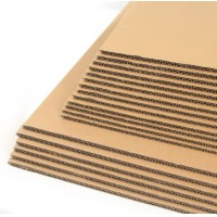 纸板硬纸板手工diy材料厚瓦楞纸板7层EBA瓦【厚8mm】 50X50cm【10张】