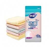 妙洁 抗菌抹布 洗碗布擦手巾厨房吸水去油清洁桌子家用神器 5片装