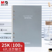 晨光(M&G)文具25K/6孔横线活页本子替芯 APY9JT74