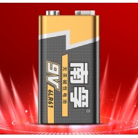 南孚（NANFU）6LR61-9V无汞碱性电池 1节/卡
