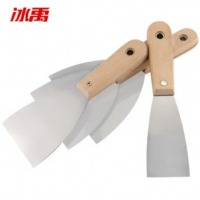 冰禹 BJ-852 木柄铲刀不锈钢油灰刀铲子 5CM