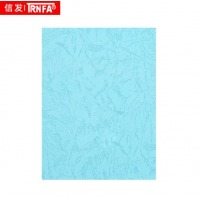 信发（TRNFA）彩纸浅蓝色皮纹纸A4/230g（100张/包）