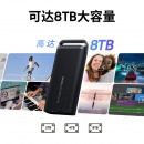 三星（SAMSUNG）8TB Type-c USB 3.2 移动固态硬盘（PSSD）T5 EVO （MU-PH8T0S/WW)星耀黑 多设备兼容性能稳定