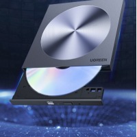 绿联 8倍速外置移动光驱 DVD光盘刻录机 USB便携式光驱 40576 CLP 8倍速外