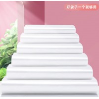 手提塑料袋长45宽45（红色logo）100个/包（定制）