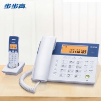 步步高（BBK）无绳电话机 无线座机 子母机 办公家用 大屏大字大按键 三方通话 W101