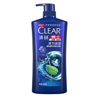 清扬（CLEAR）蓬松去屑洗发水活力运动薄荷型蓝瓶900g