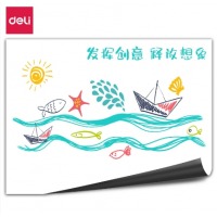 得力（deli）50007 软磁铁自粘白板 60*45cm（带胶）